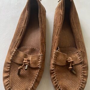 Ugg Brown/Tan Suede Moccasins